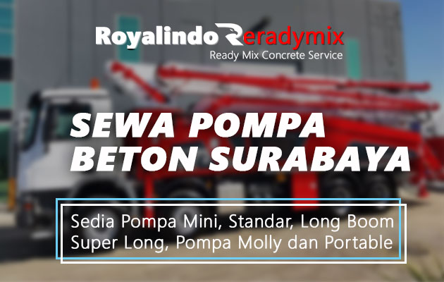 Harga Sewa Pompa Beton Surabaya