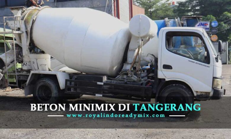 Harga Beton Minimix Tangerang