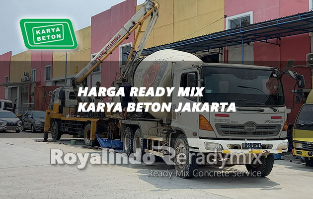 Harga Ready Mix Karya Beton Jakarta