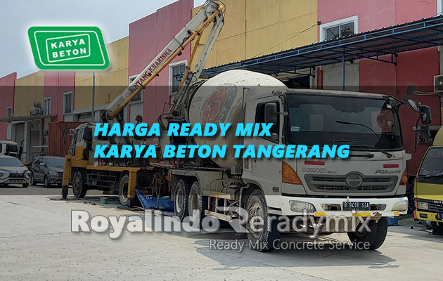 Harga Ready Mix Karya Beton Tangerang