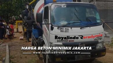 Harga Beton Minimix Jakarta