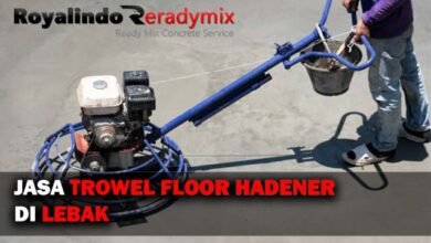 Jasa Trowel Beton Lebak