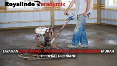 Jasa Trowel Beton Subang
