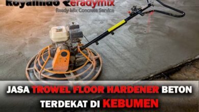 Jasa Trowel Beton Kebumen