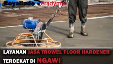 Jasa Trowel Beton Ngawi